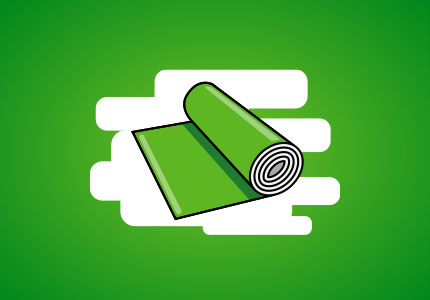 Groene radiatorfolie