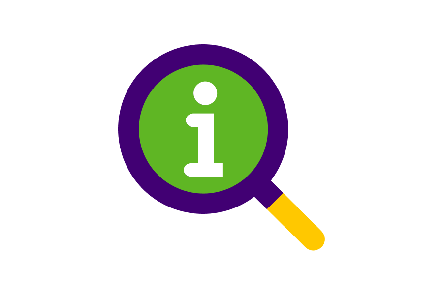 Icoon van een vergrootglas