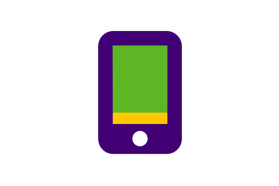 Icoon smartphone, telefoon.