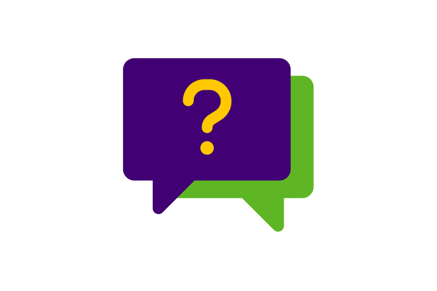 Illustratie icoon van een vraagtekening